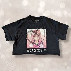 Chibiusa Sailor Moon Manga Anime Crop Top sz M/L